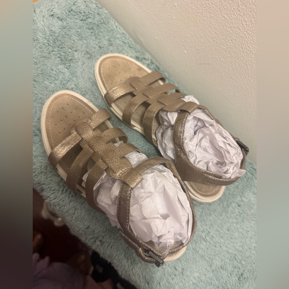 Geox Metallic Sandals